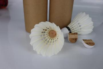 Full Round Cork Treble Goose Feather Shuttlecocks