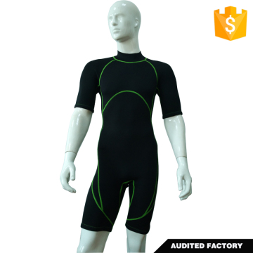 custom colored mens 3mm neoprene shorty wetsuit