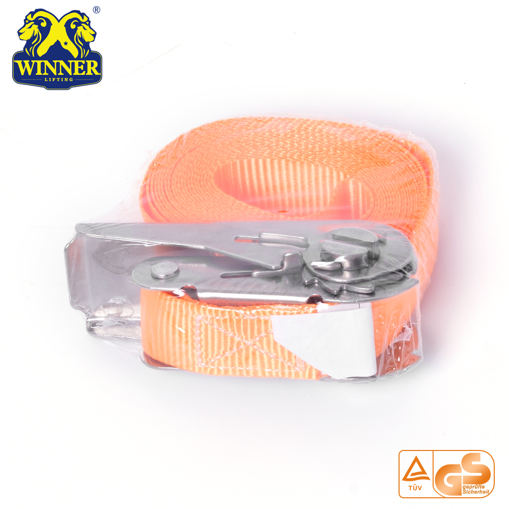 Heavy Duty Polyester Cargo Lashing Belt With Heavy Duty Buckle