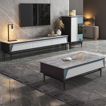 Nordic Luxury TV Stand and Coffee Table Combo