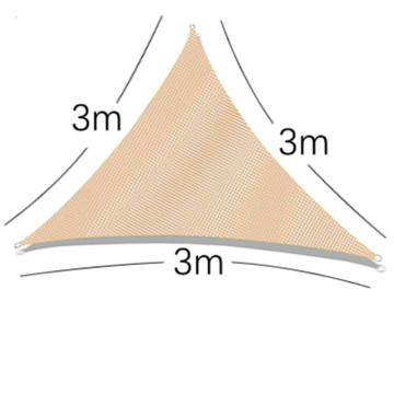 Triangle SunShade Waterproof Garden Outdoor Sunshade Cloth