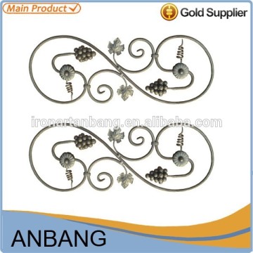 Ornamental wrought iron balustrade,forged balustrade