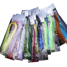 Wholesale 29 Colors Fly Tying Poly Flash Twisted Crystal Flashabou Krystal Flash for Streamer Nymph Sabiki