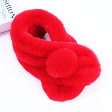 Women Winter Faux Fur Scarf Female Warm Thicken Imitation Rabbit Fur Scarves Fur Grass Tippet Solid Color Neckerchief