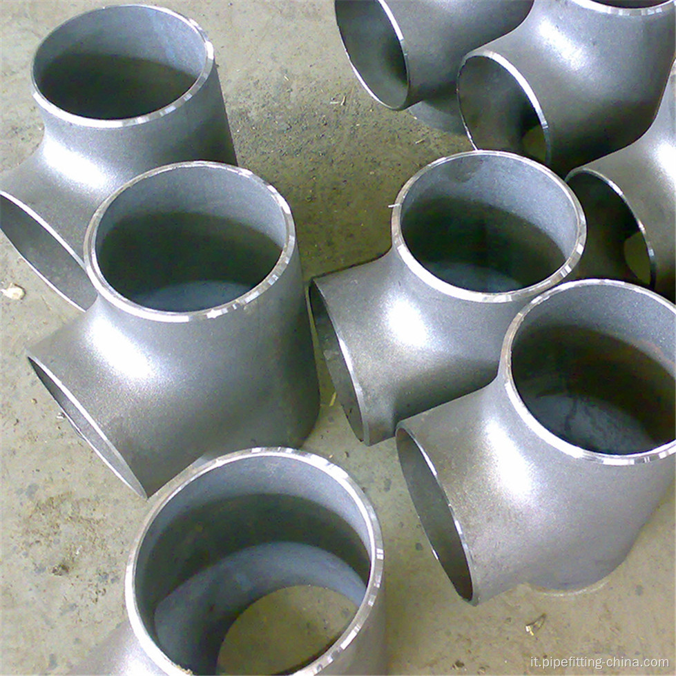 Tee per tubi riduttori di saldatura senza saldature in acciaio al carbonio