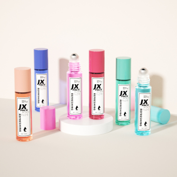 Mini Glass Roller Bottle 5ml 10ml for Perfume Attar and Essential Oils with Metal Ball