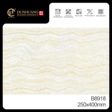 250x400 Sandstone Yellow Bathroom Glazed Wall Tile
