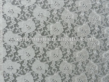 Nylon Spandex Jacquard Lace Fabric