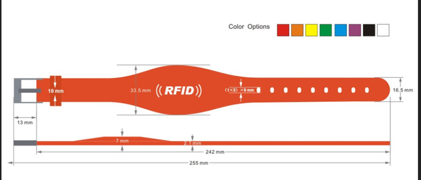 RFID-Armband aus Silikon rfid wristband silicone