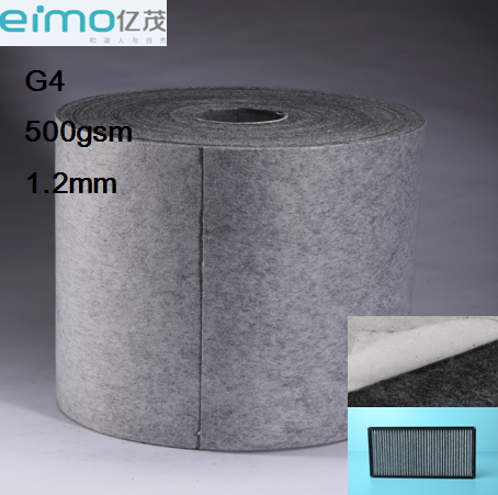 activated carbon filter sheet nonwoven fabric