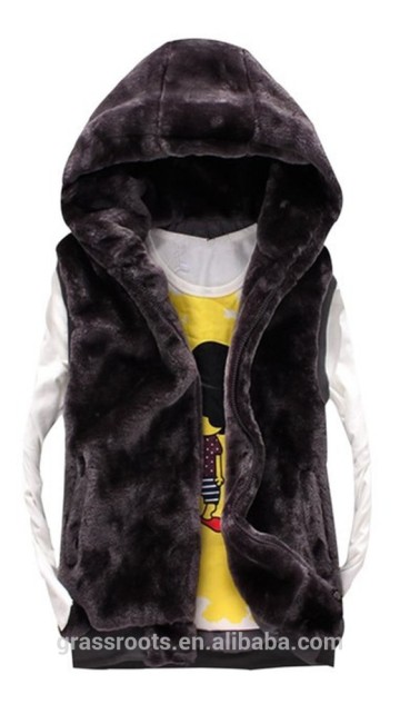 Popular Lady's Fur vest Women's Winter Faux Fur Waistcoat