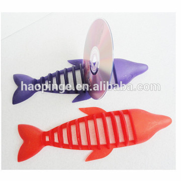 Dolphin shape plastic CD DVD display shelf/CD DVD display rack/ CD DVD display stand