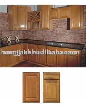 Oak Raised Panel Kitchen Cabinet
