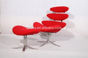 Alibaba knockoff furniture cashmere wool Poul Volther Corona chair replica