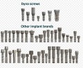 手術および歯科用の埋め込まれたチタン合金ネジ