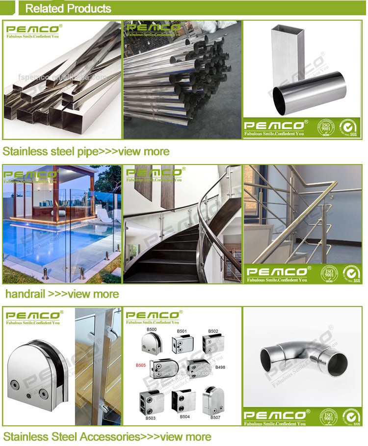 Stainless steel 304 round tube for stair railing