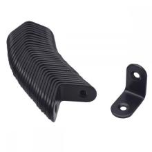 Powder Coating Steel Metal Black Right Angle Bracket