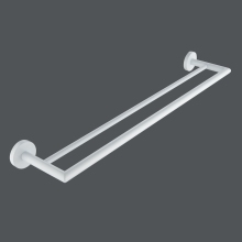 Bai double towel rail white