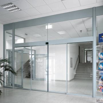 Dorma sliding automatic glass doors