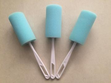 Bottle cleaning handle brush kitchen sponge