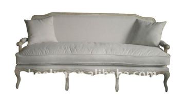 French Provincial Furniture (three seater sofa S1070-3L)