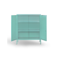 Standing Middle 2 Door Office Storage Cabinets