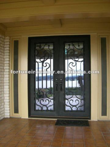 decorative iron gate door