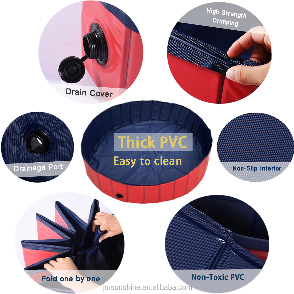 Foldable Dog Pet Bath Pool Dog Swimming Pools Foldable Dog Pet Bath Pool Dog Swimming Pools