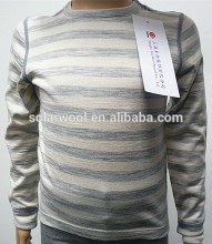 Children's merino wool cycling crew long johns