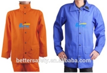 Orange FR Cotton Fire Retardant Clothing, Flame Retardant Clothing