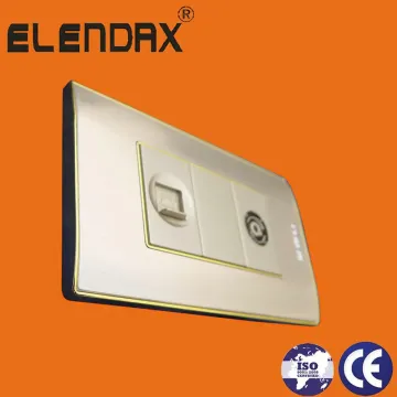 New Wall TV Socket with Tel Socket (AL2078S)