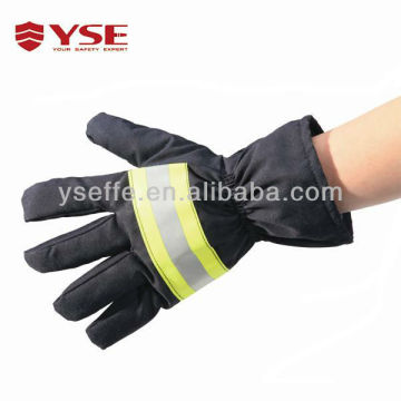 Aramid material puncture resistant gloves