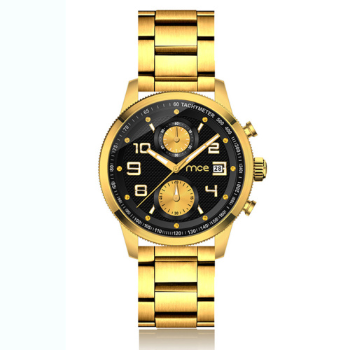Luxury Stainless Steel Chronograph Men 50m Water Resistance Men Watch