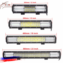 4 Inch to 52 Inch Offroad Truck LED Light Bar - Amber 120W/180W/240W