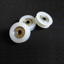 Small Plastic Pulley Wheel U Groove Roller Pulley for Door and Window