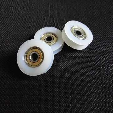 Small Plastic Pulley Wheel U Groove Roller Pulley for Door and Window