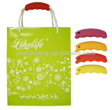 comfortable silicone bag holder handle