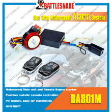 Anti-wired cut motorcycle alarm system CF801M remote starter for motorcycle