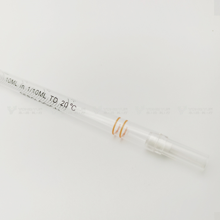 10 ml Pipet Serologis Polystyrene dibungkus secara individual