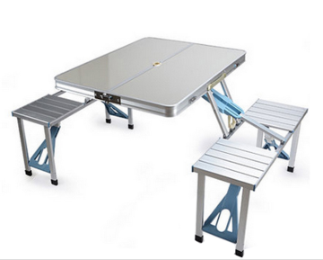 ALUMINUM COLORFUL OUTDOOR PICNIC TABLE