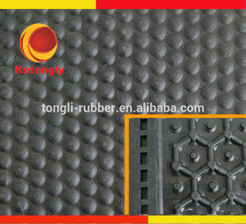 Rubber stable grease resistant cow mat