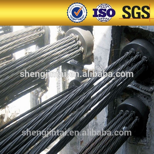 Unbonded prestressed concrete steel strand