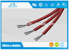 silicone rubber covered heating resistant electrical cable