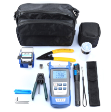 Fiber Optic Toolkit: 10mW VFL, Stripper, Power Meter, Cleaver for Cold Connection