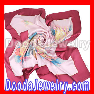 Wholesale Dkny Silk Scarf Fine Hand Painted Large Square Silk Scarves For Women?