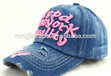 0918187 Denim hat washed cap broken hat