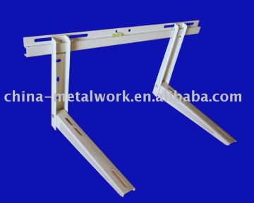 Folding air conditioner bracket