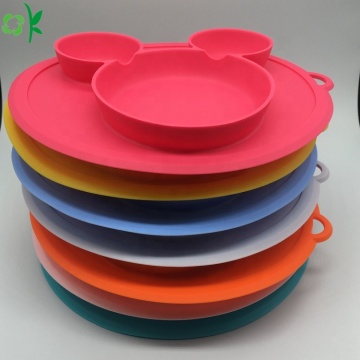 Food Grade Silicone Baby Dinner Plates