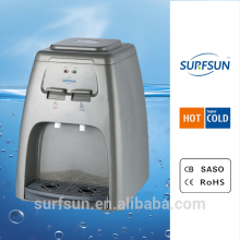 Mini hot and cold plastic water tank water dispenser