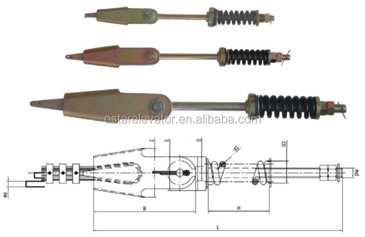 Elevator Rope Attachment Passenger Lift Wire Rope Socket